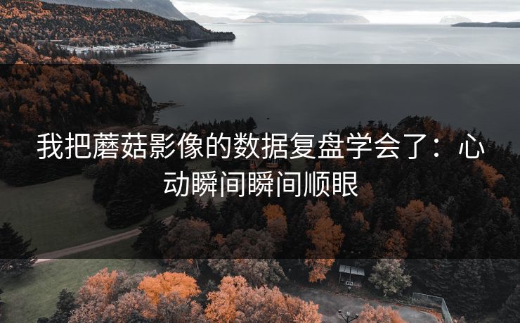 我把蘑菇影像的数据复盘学会了:心动瞬间瞬间顺眼 我把蘑菇影像的数据复盘学会了:心动瞬间瞬间顺眼
