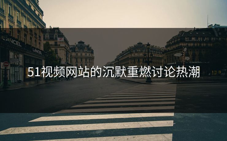 51视频网站的沉默重燃讨论热潮 51视频网站的沉默重燃讨论热潮